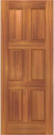 Raised Panel Biltmore Teak Doors